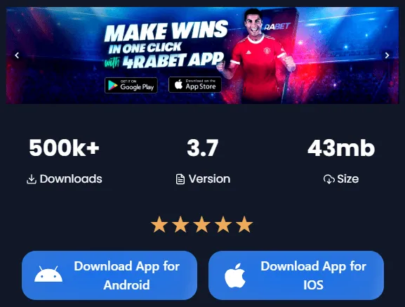 4RaBet app